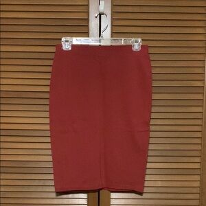 Love…ady burnt orange bodycon pencil skirt medium M